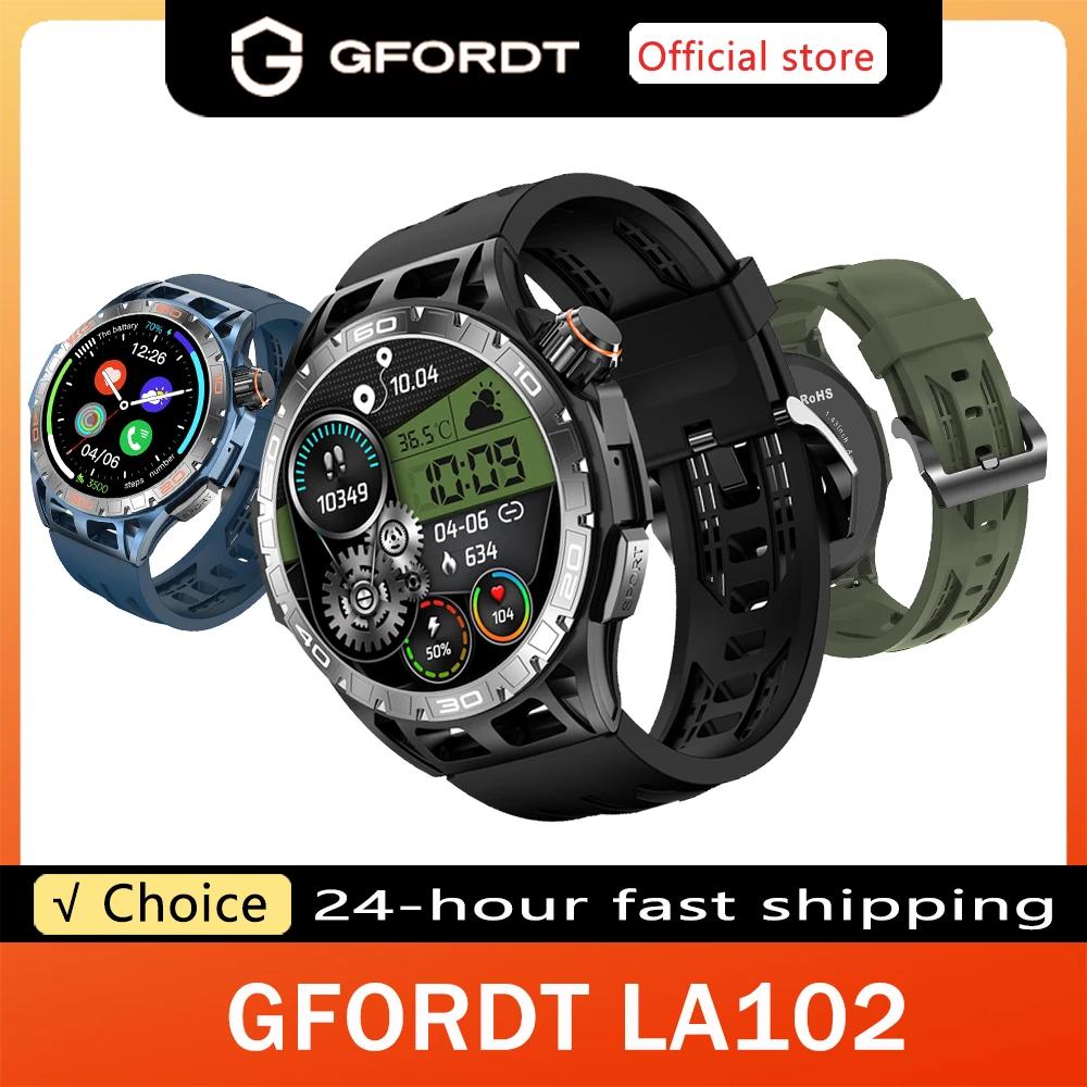 GFORDT Ʈ ġ  ȭ ȭ, AMOLED ÷ Ʈġ, ǰ , IP68 ,   ð, LA102, 1.43 ġ